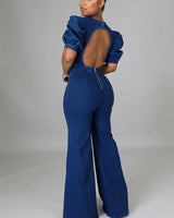 Kash Money Denim Jumpsuit