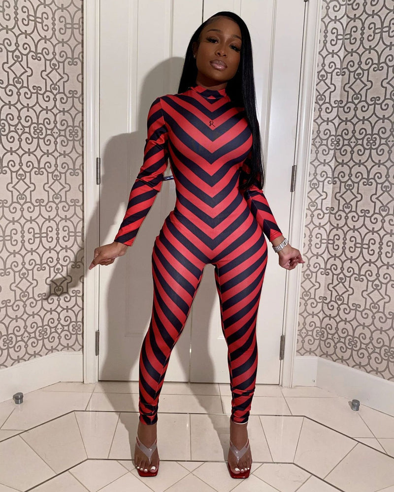 Chevron Maze Suit