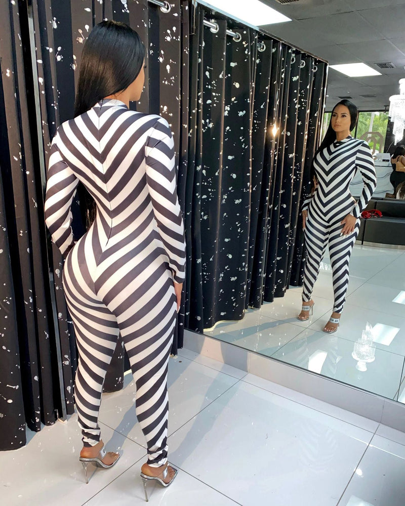 Chevron Maze Suit