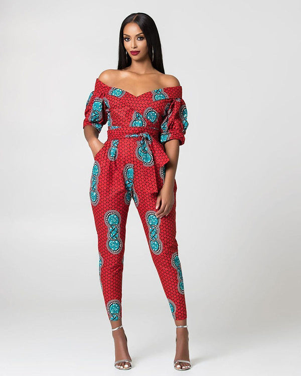 IMAGIST PATTERN JUMPSUIT