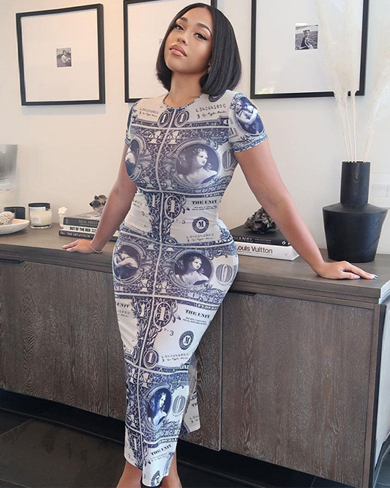 LOTTA MONEY MIDI DRESS