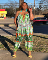 Ethnic style jumpsuit