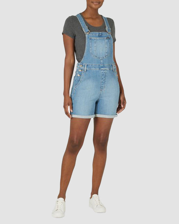 Square Up Denim Romper