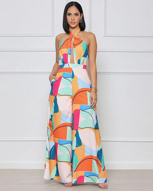 Colorful blocks Jumpsuit