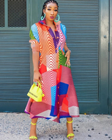 Multi Color Swing Dress/Duster