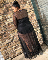 Black Xena Maxi Dress