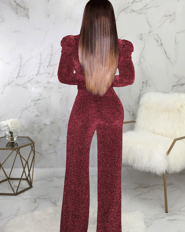 Jamming Sequin Jumpsuit