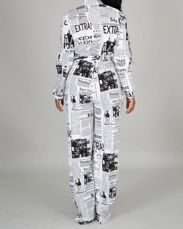 Newspaper Jumpsuit