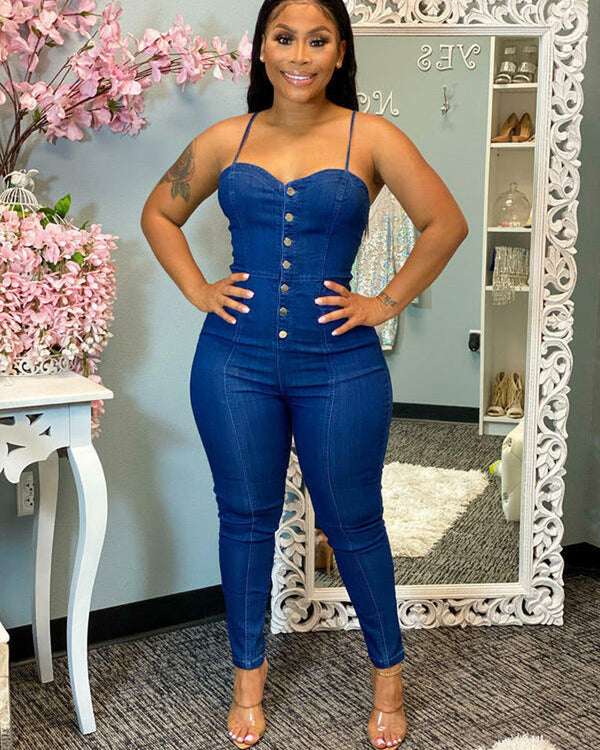 Johanna Denim Jumpsuit