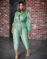 JUMPING INTO FALL JUMPSUIT