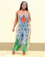 Ethnic style jumpsuit