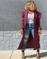 NATASIA PLAID JACKET