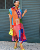 Multi Color Swing Dress/Duster