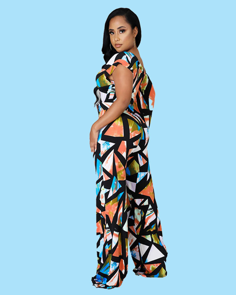 Painted Triangle Jumpsuit