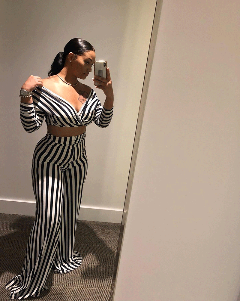 RIGHT UP MY ALLEY STRIPED JUMPSUIT