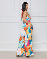 Colorful blocks Jumpsuit