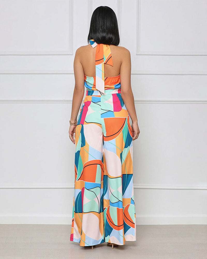 Colorful blocks Jumpsuit