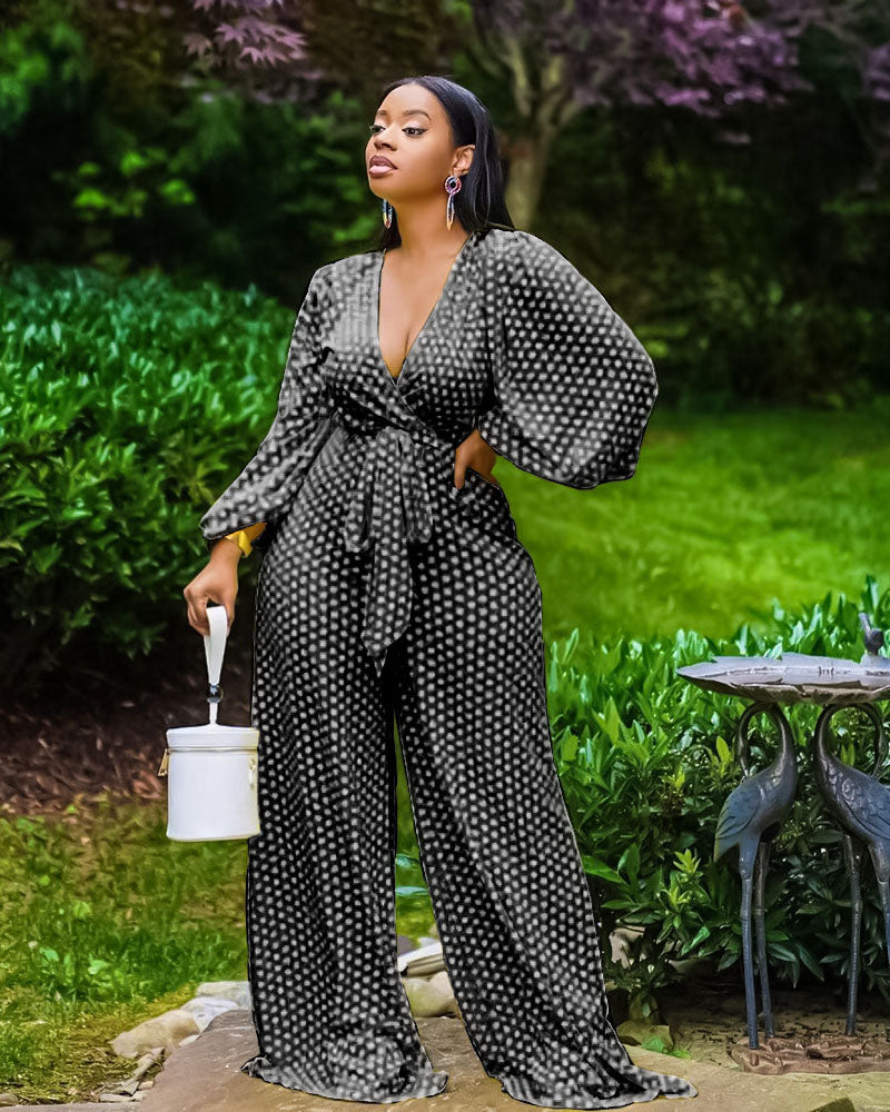 Spotted jumpsuit