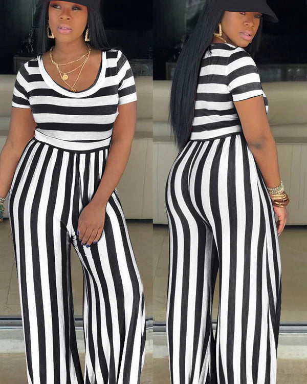 FEELING FINE STRIPE JUMPSUIT