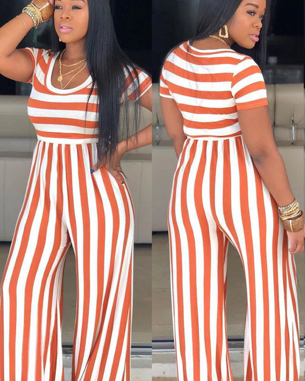 FEELING FINE STRIPE JUMPSUIT