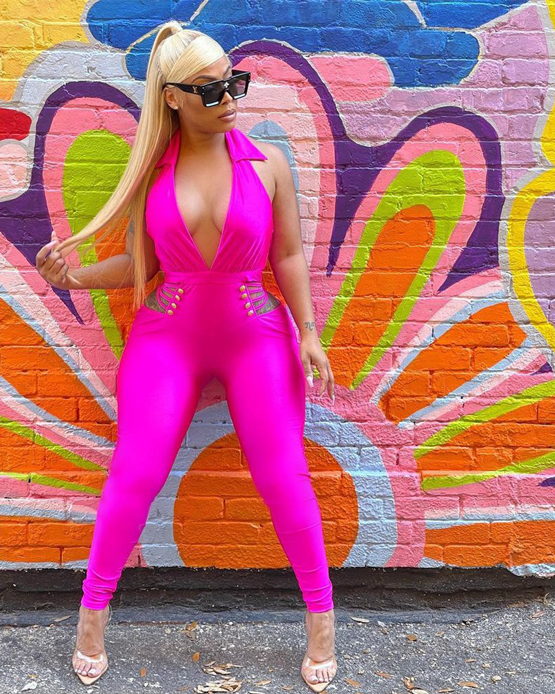 Crazy over Fuchsia Jumpsuit