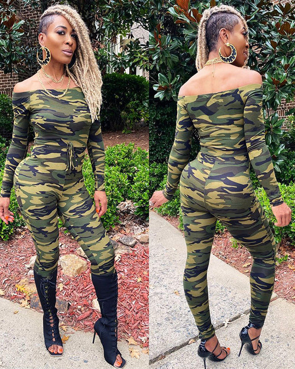 Combat Queen Camo Jumpsuit