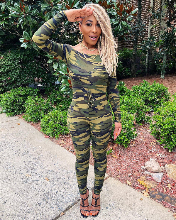 Combat Queen Camo Jumpsuit