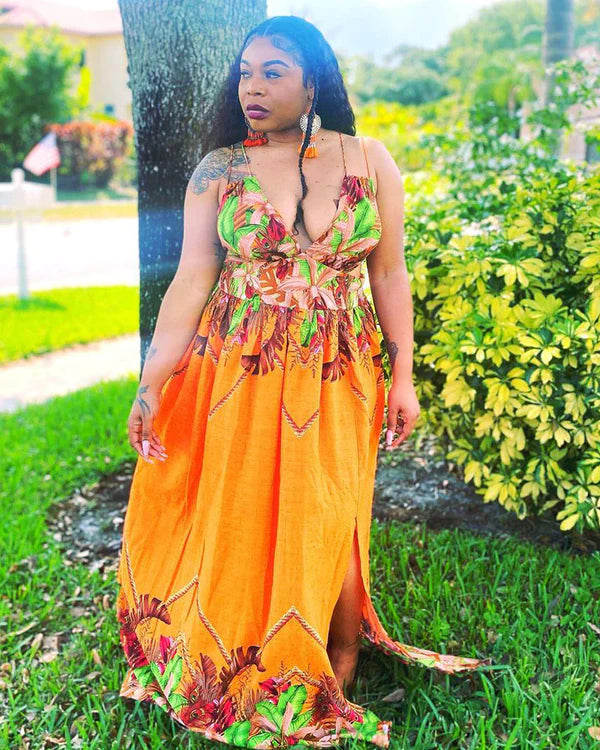 GARDEN MAXI DRESS