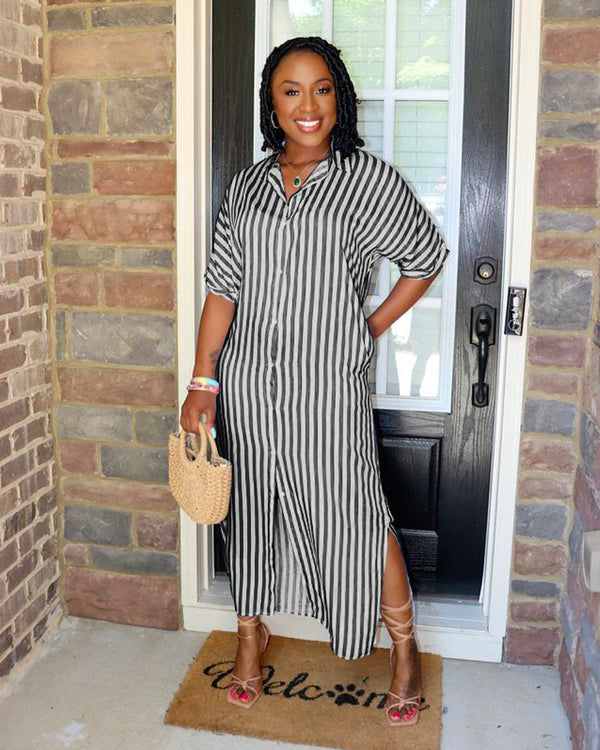 Stripes with Pockets Dress