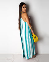 Halter Neck Gradient Jumpsuit