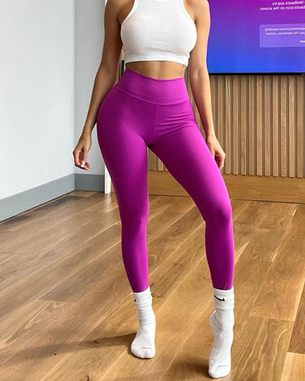 Scrunch Pockets Butt Lifting High Waist Leggings on Sale