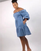 Simple Attraction Denim Dress