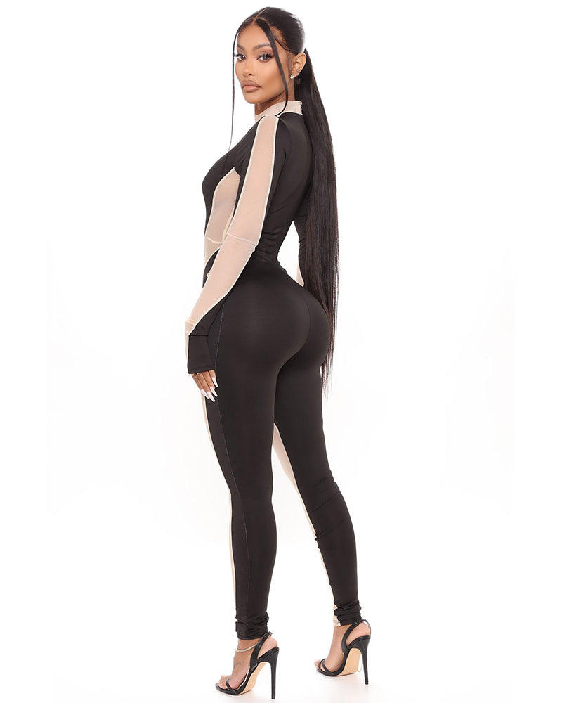 Gravitate Mesh Jumpsuit